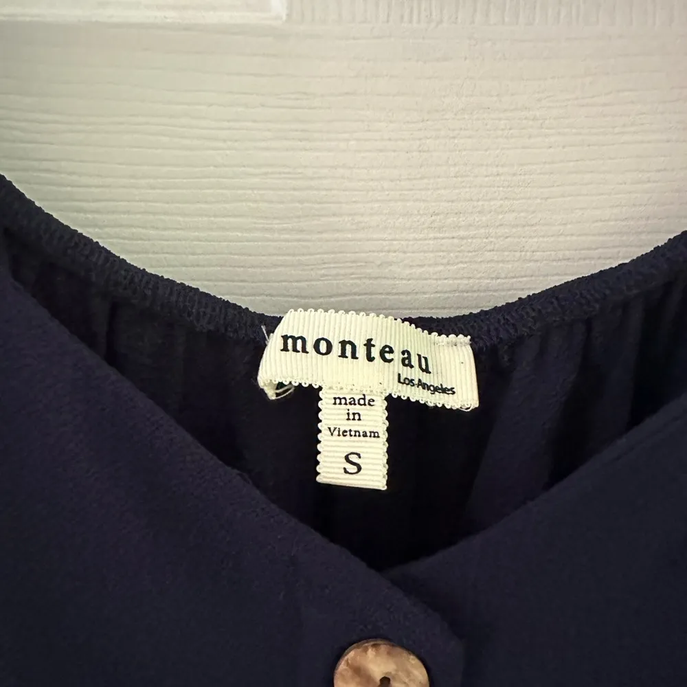 Monteau Navy Blue Jumpsuit Never Worn - Image 2