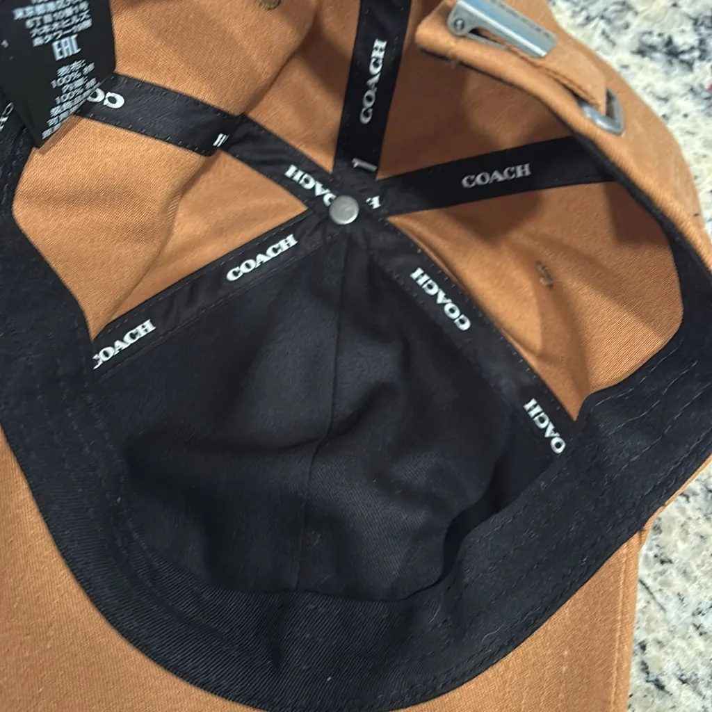 Coach brown adjustable Baseball Cap - Image 6