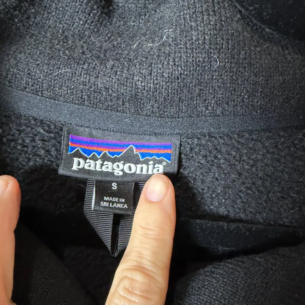 Patagonia Black Better Sweater Swing Jacket Size Small - Image 4