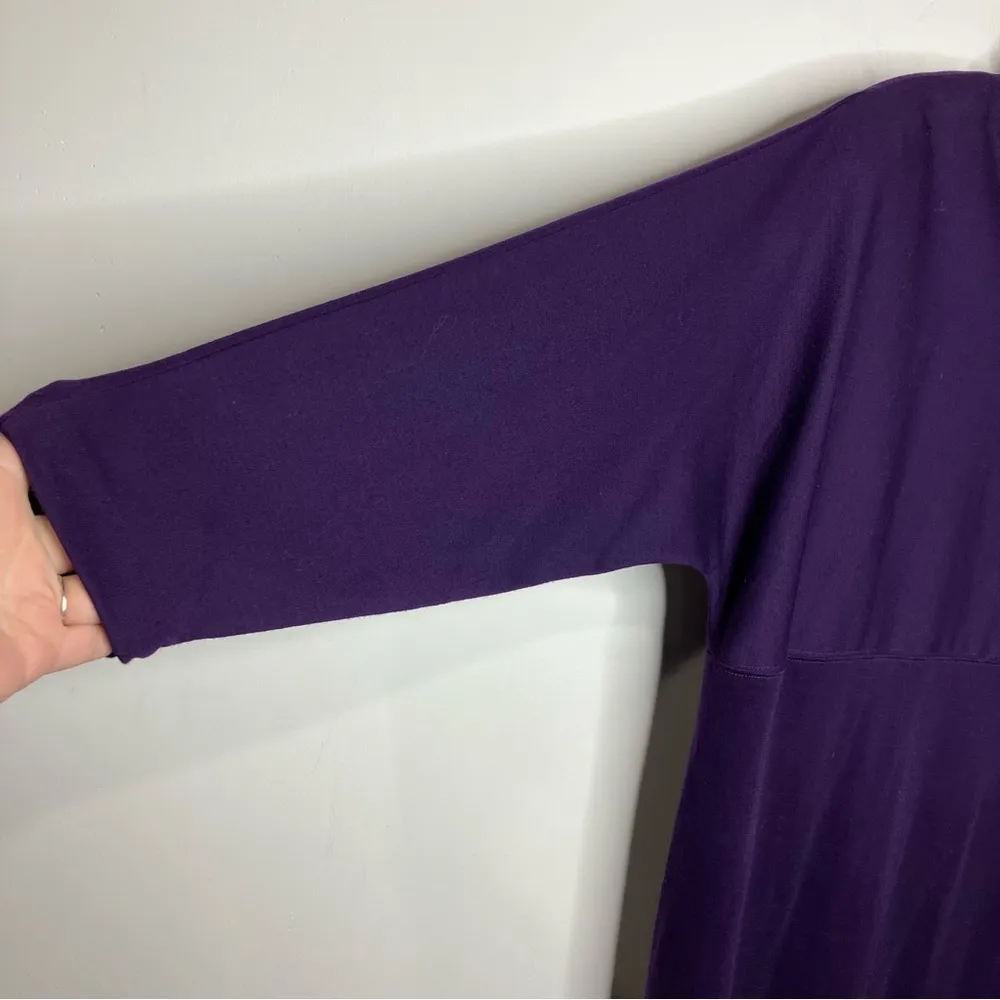 Vintage 100% wool dress collectibles Seattle purple size XL - Image 2