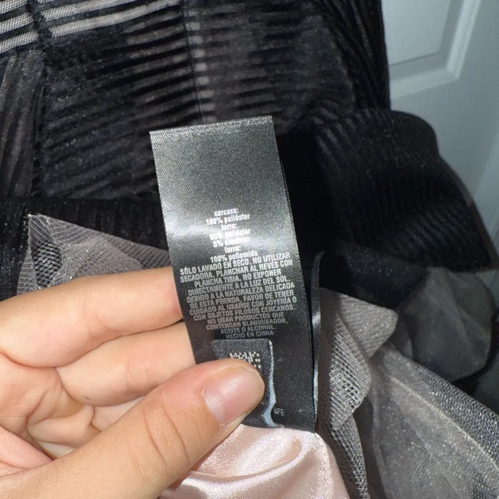 Ted Baker London Sheer Black Mini Dress - Image 9