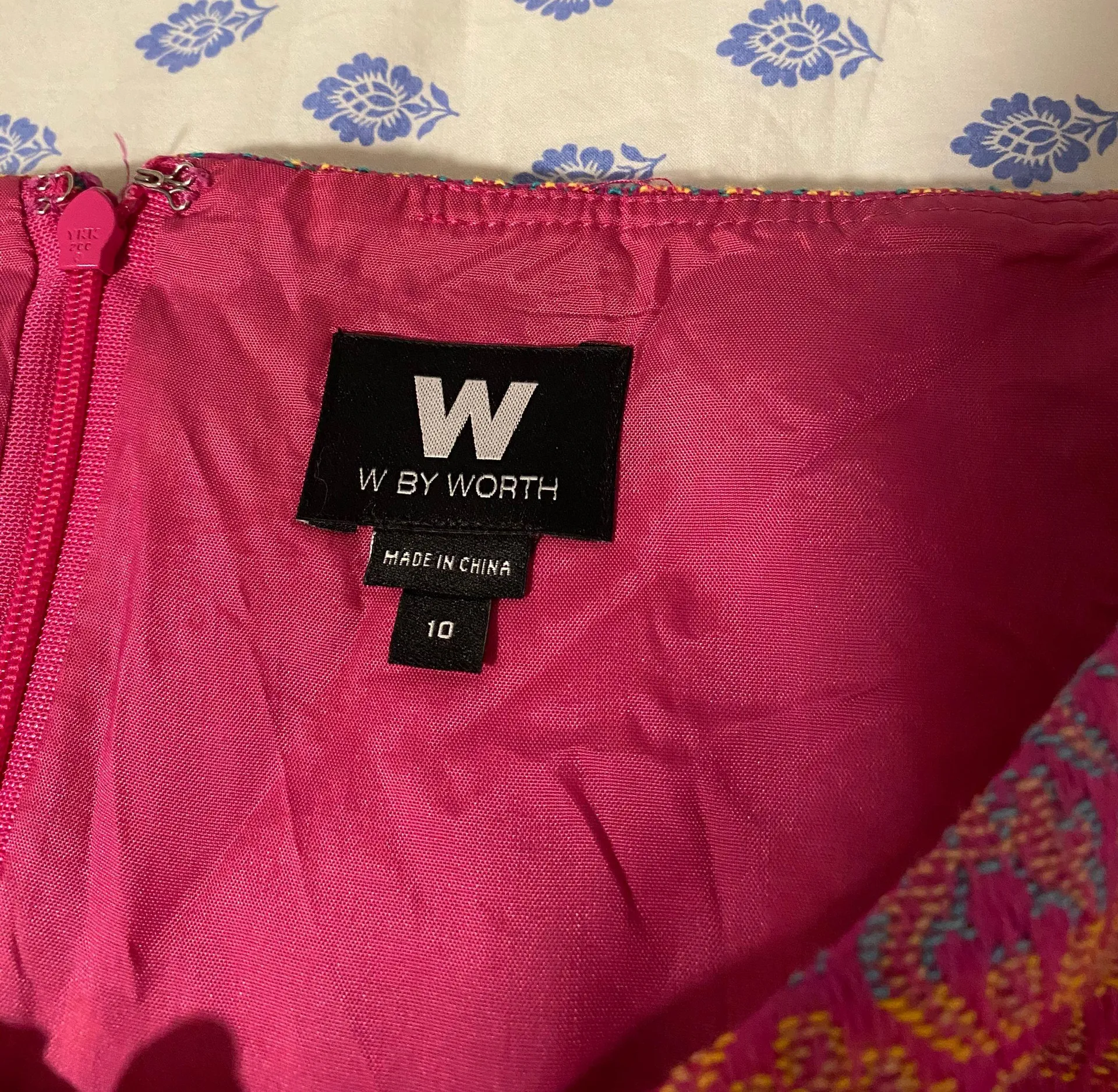 W By Worth Pink Embroidered Dress - Image 6