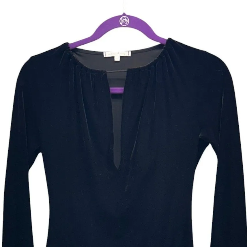 Velvet Bodysuit Black‎ Medium - Image 3