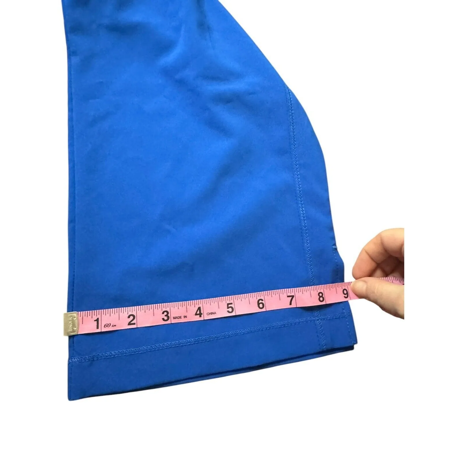 NWT Cherokee Women Mid Rise Tapered Leg Pant Petite Size XL CK065AP RYPS Royal - Image 10