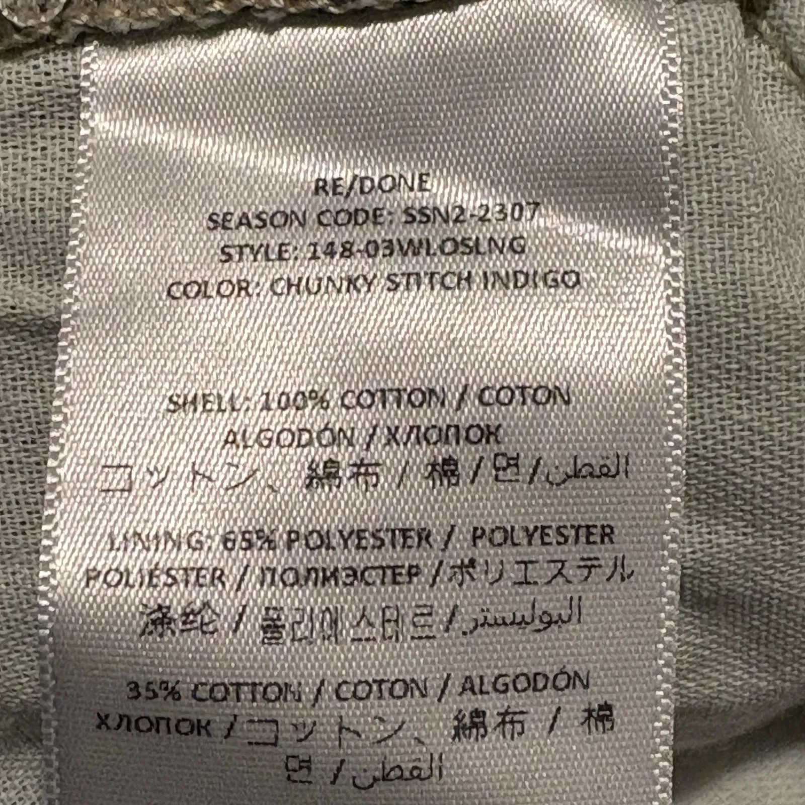 RE/DONE High Rise Straight Leg Dark Wash Denim Jeans Size 25 (30" waist) - Image 10