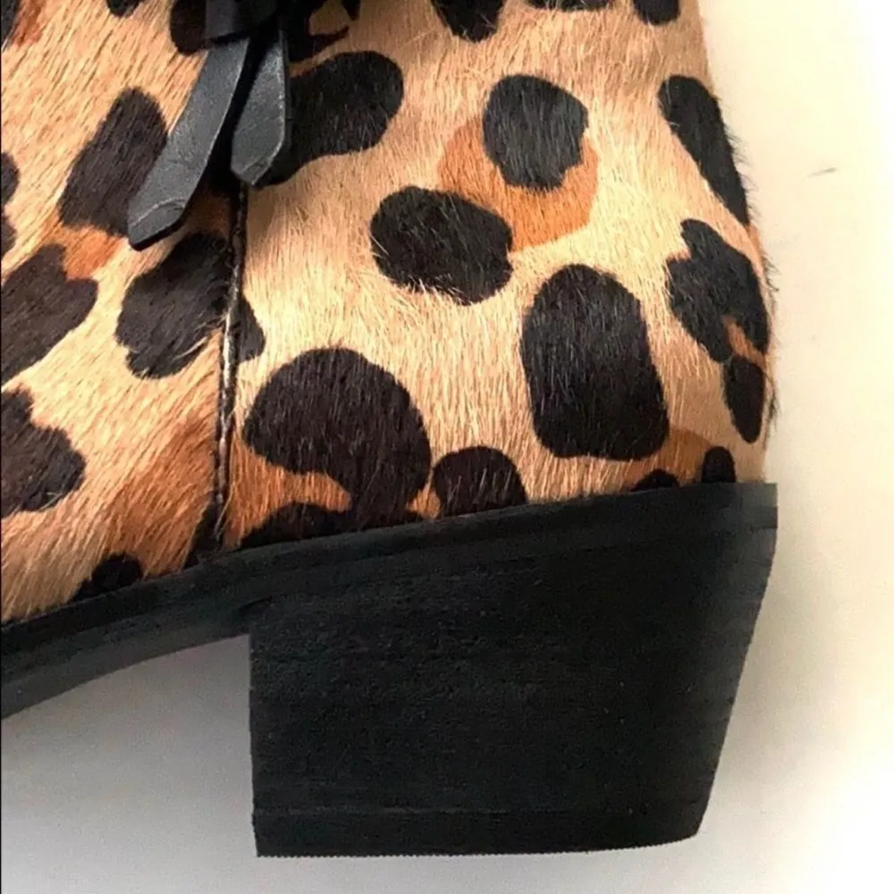 Like new Cole Haan calf hair / leather ankle boots - Image 3