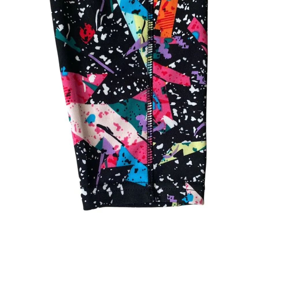 Yuna L/XL women's stretchy multicolored athletic skinny leggings with pockets - Image 3