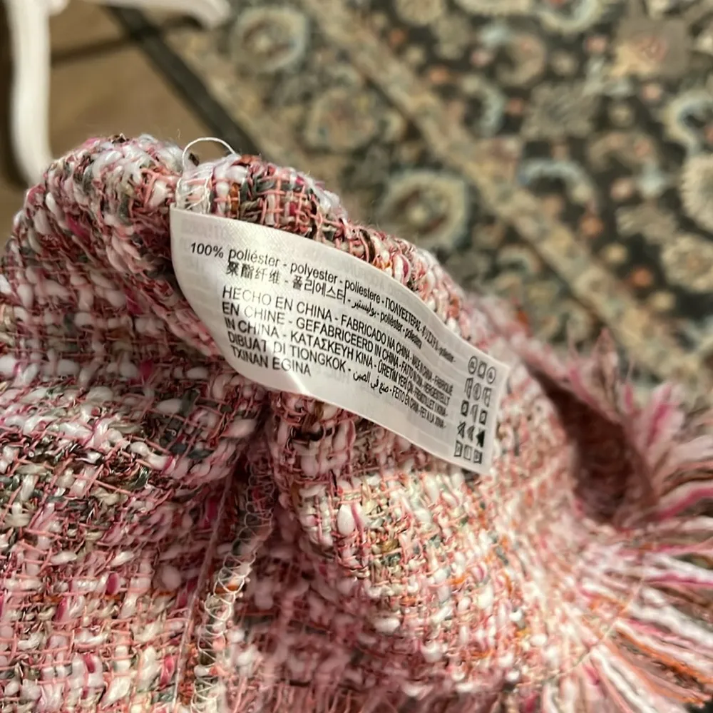 Zara Tweed Fringe Too Size Small - Image 7