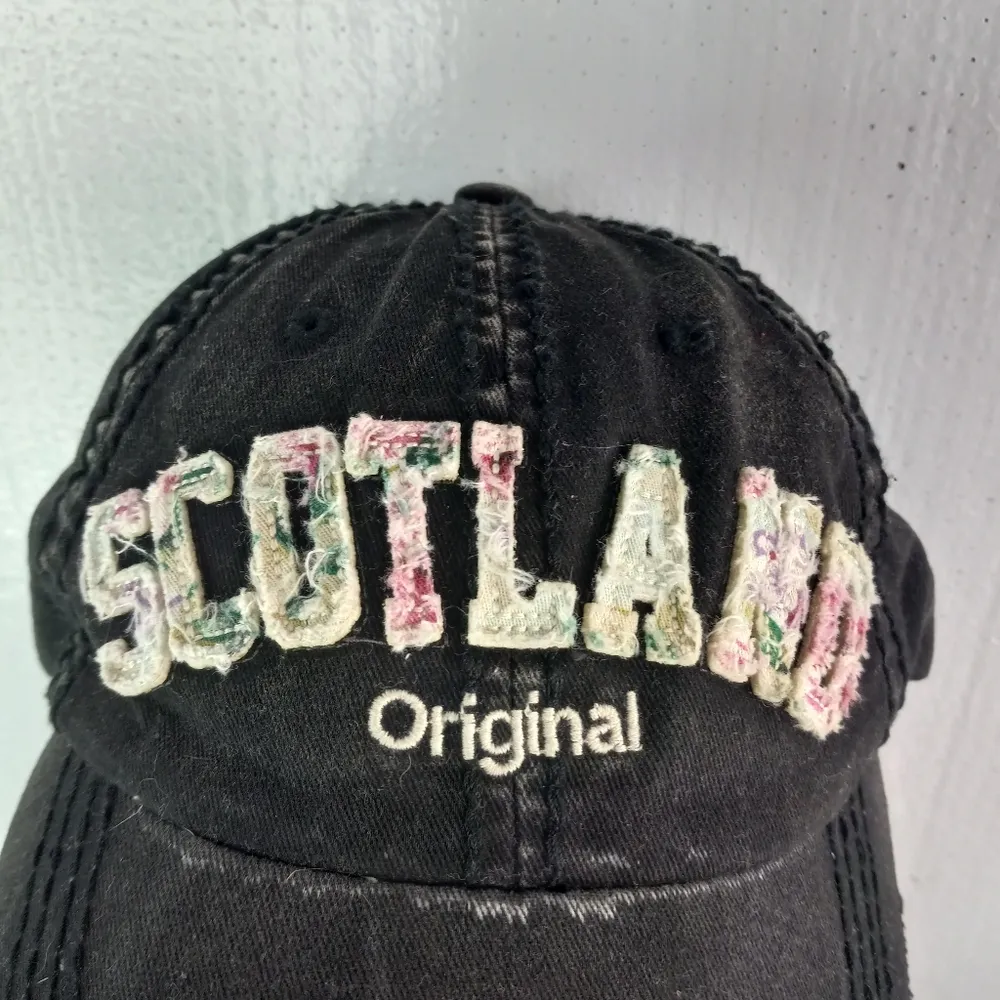 Robin Ruth Scotland Distressed Ball Cap In Black - Image 4