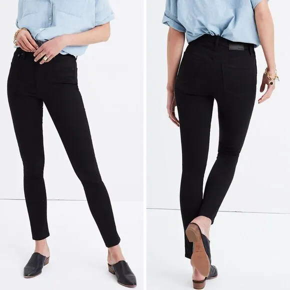 NEW Madewell 10" High-Rise Skinny Jeans in Carbondale‎ Wash, 24 - Image 2