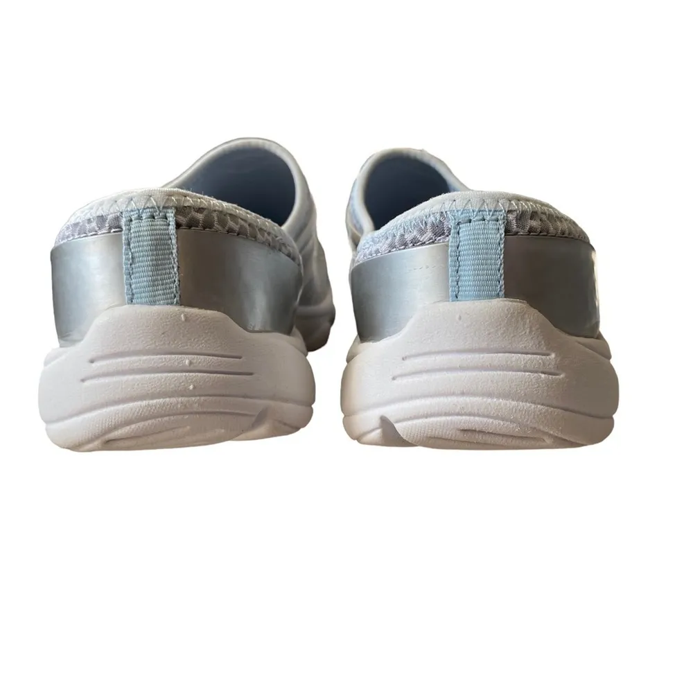 Easy Spirit e360 lace-free slip on shoes light grey and white womens 7 1/2 wide - Image 9