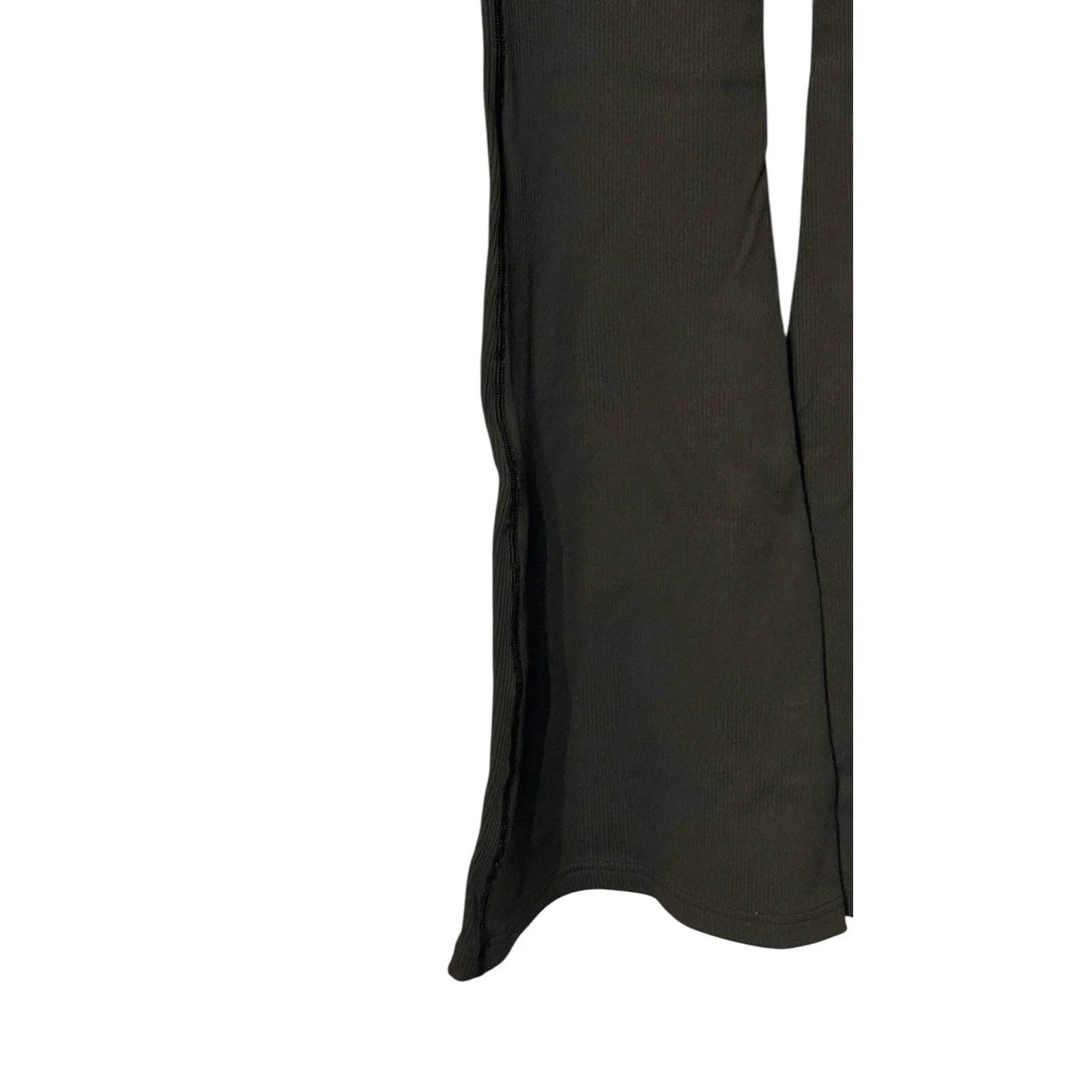 Aerie Offline Women's Leggings Foldover Low Rise Flared Leg Green Small NWT - Image 10