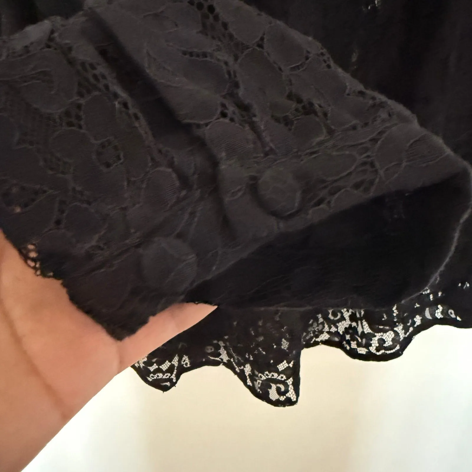 Torrid Harper Lace Pullover Flowy Romantic Cottagecore Grunge Goth Blouse Sz 3 - Image 4