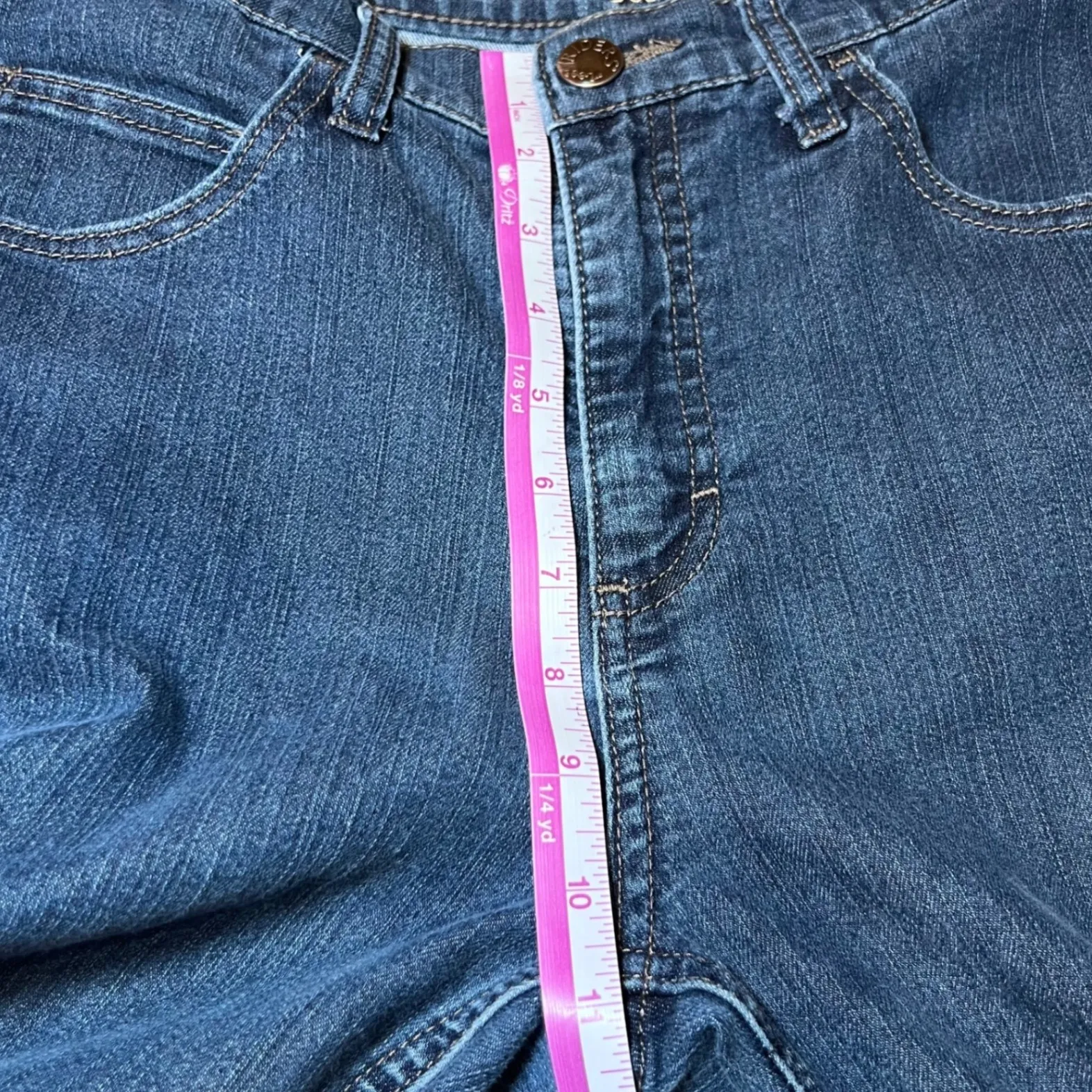 Riders by Lee Blue Jean Capri Pants Womens 10 Denim Casual Everyday Comfortable - Image 12