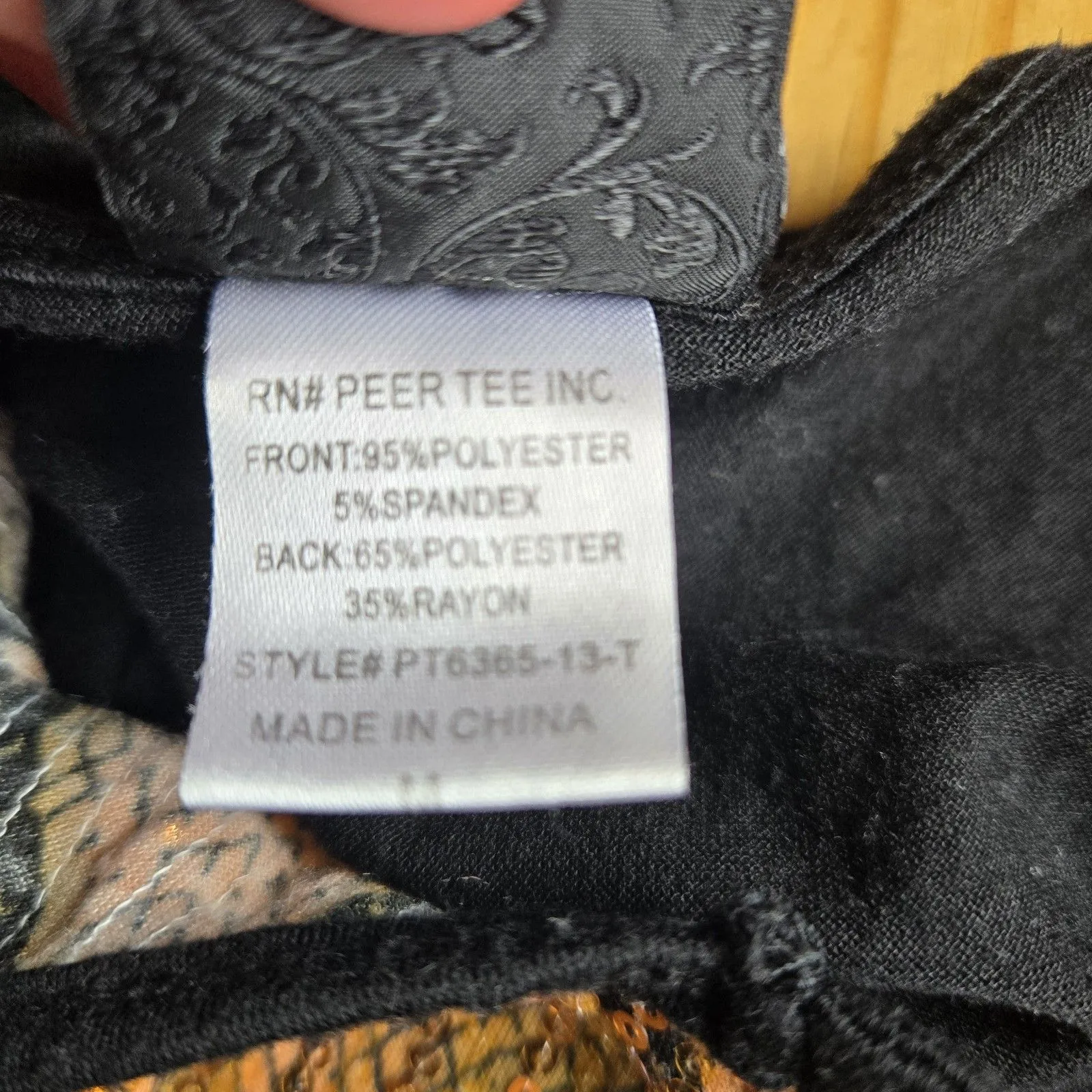 Daytrip Women’s Medium Sequin Tank Top Black Animal Print Sleeveless Summer Top - Image 5