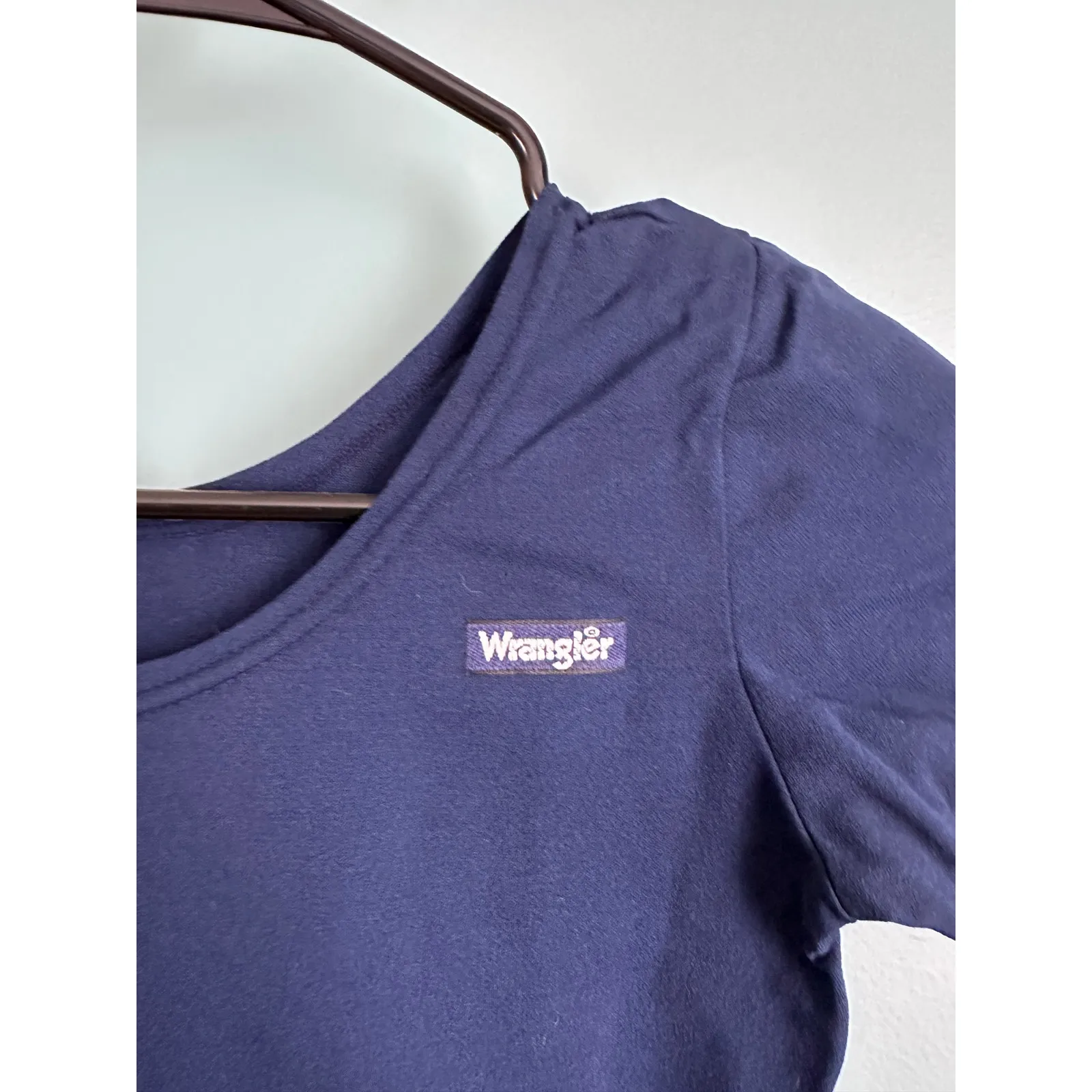 Vintage Wrangler Blue One Piece Bodysuit Leotard - Image 2