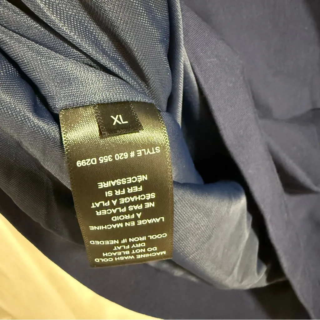 La Vie Rebecca Taylor French Terry Dress Navy Blue - Image 9