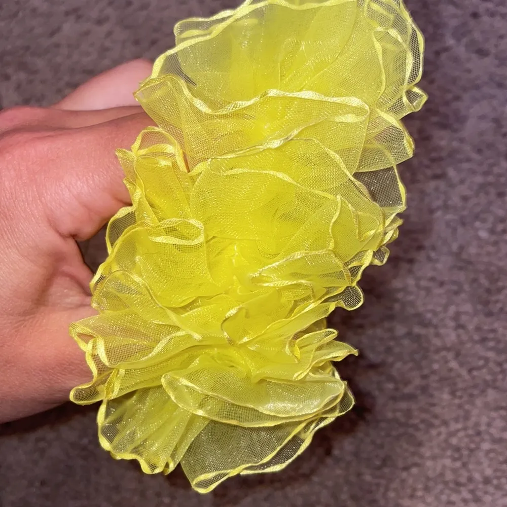 Yellow Hair Scrunchie - Image 2