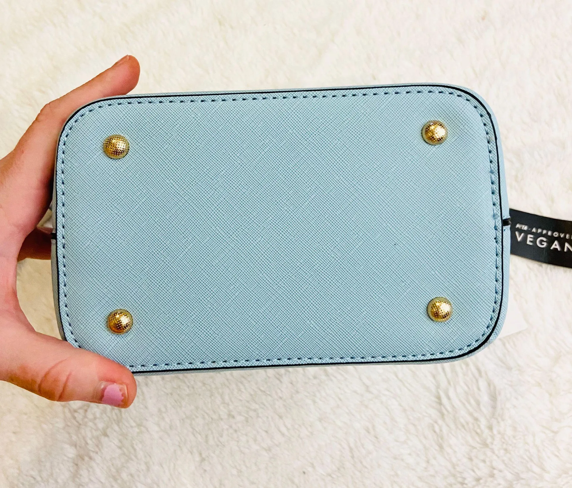 NWT Isabelle light pastel blue bucket bag tote - Image 7