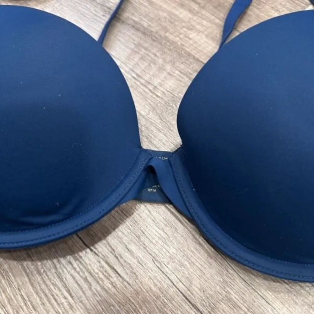 Soma Memorable Full Coverage T-Shirt Bra Dark Teal Blue Bra Size 38B - Image 3