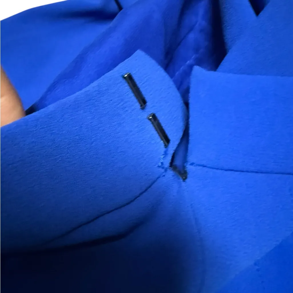 Alice + Olivia  “Bo” Pull-Up Pant – Cobalt - Size Small - Image 8