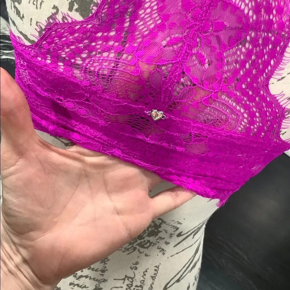 PINK BY VICTORIAS SECRET LACE PUSH-UP BRALETTE - Image 6