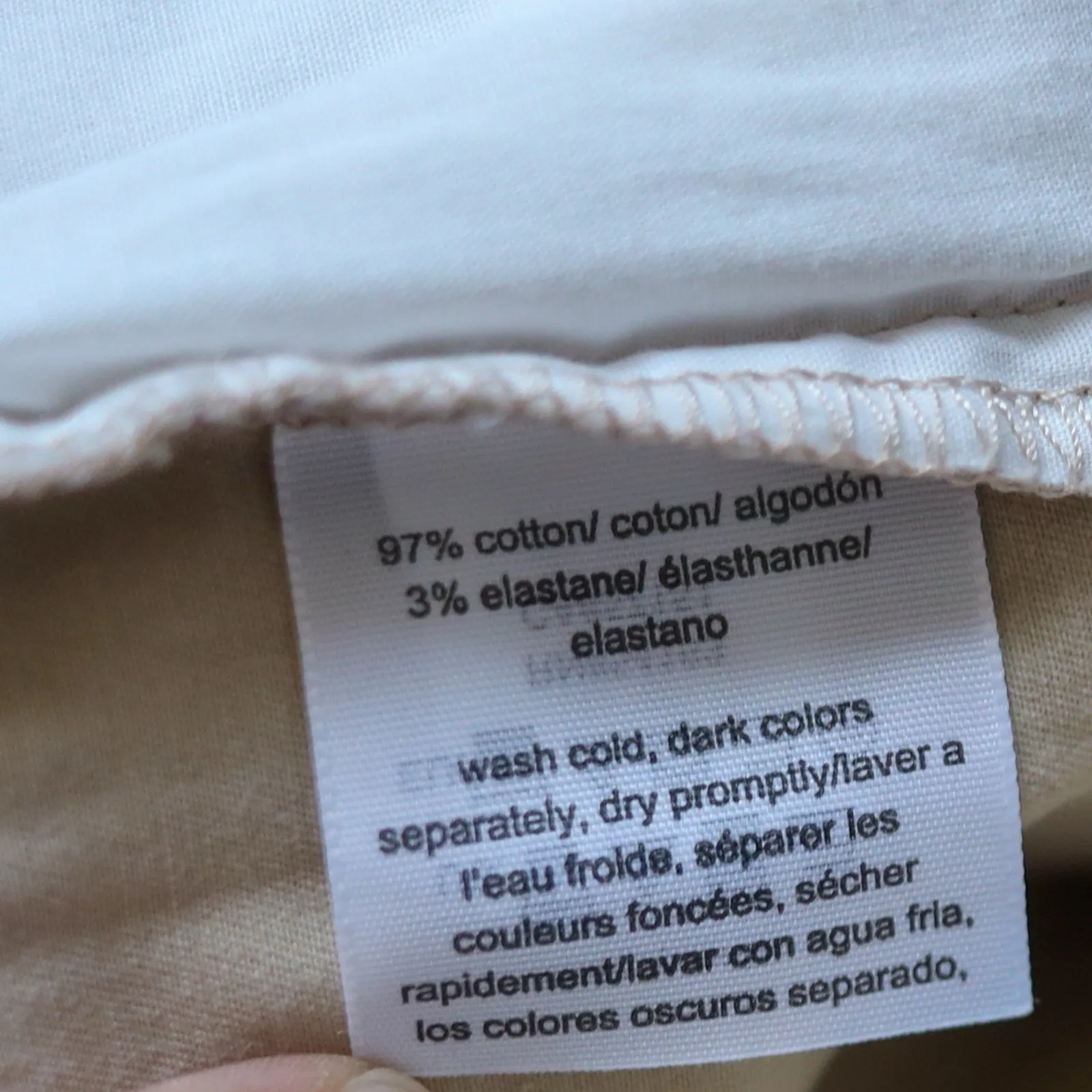 Tommy Hilfiger Women's Th‎ Flex 5 Inch Khaki Hollywood Shorts Sz 14 Chino - Image 4