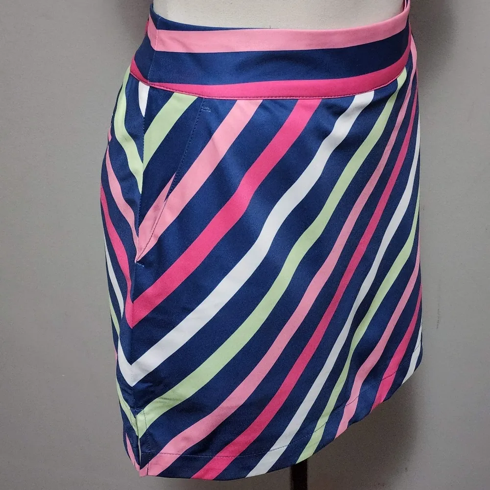Vineyard Vines satin multicolored stripe athletic skorts size 2 - Image 2