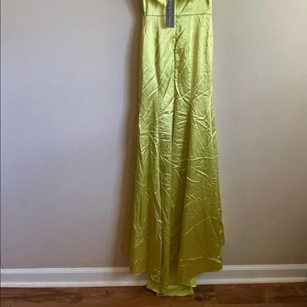 Dolly & Delicious Fishtail Maxi Dress Sz 6 Formal Prom Green - Image 4
