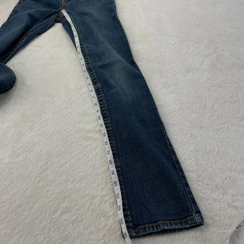 Aeropostale Y2K Bayla Skinny Jeans Womens Sz 1/2 Blue Low Rise‎ 28x31 TALL LONG - Image 9