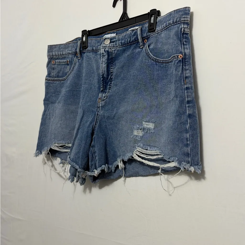 Jessica Simpson Beloved High Waist Denim Shorts 20W Distressed(A305) - Image 3
