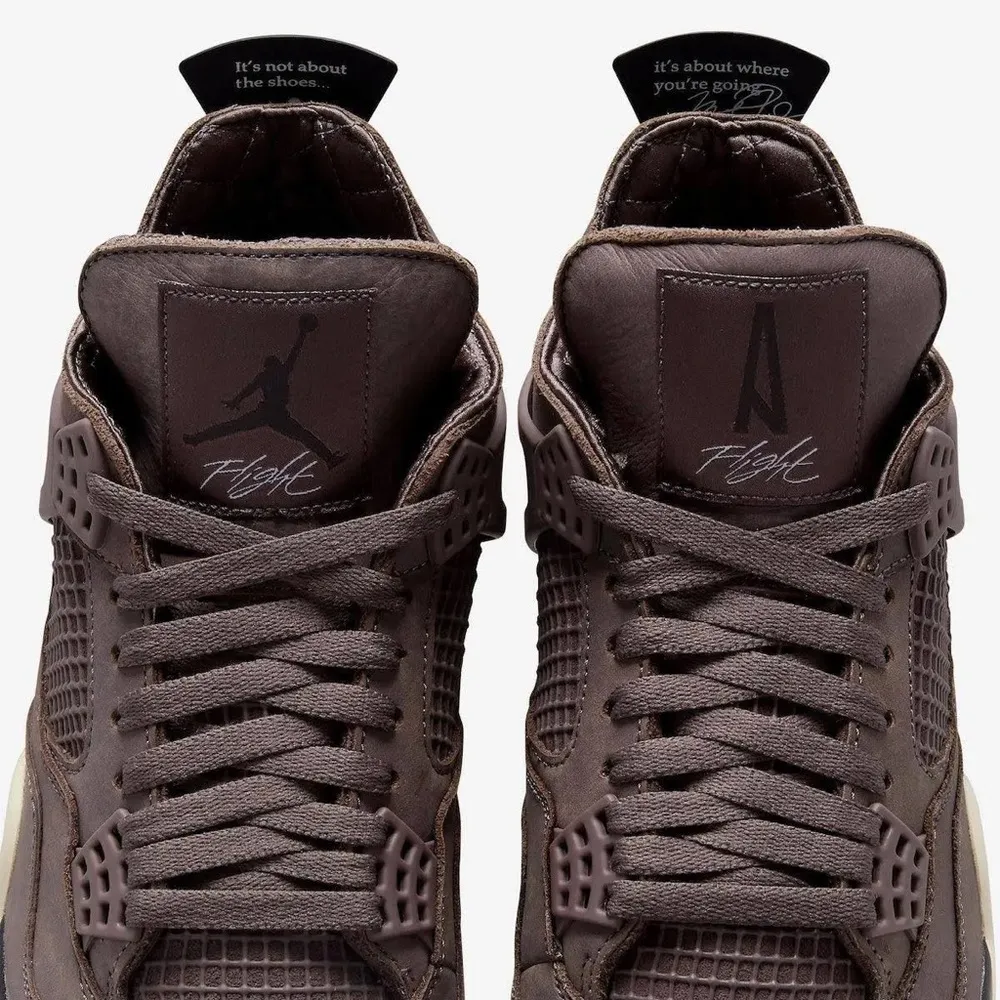 Nike Air Jordan 4 Retro X A Ma Maniére 'Violet Ore' Sneakers - Image 4