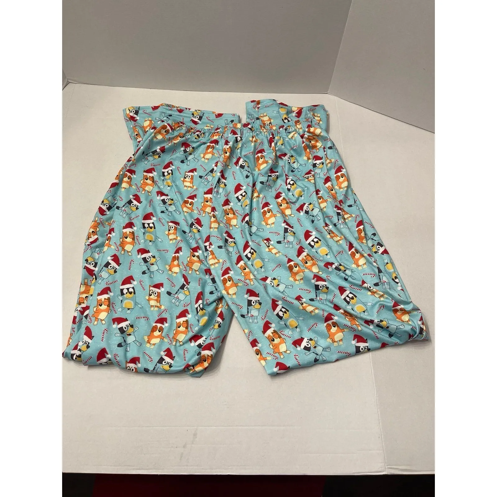 Abby & Evie Adult Bluey Christmas Pajama Pants Size XL New With Tag Blue - Image 5