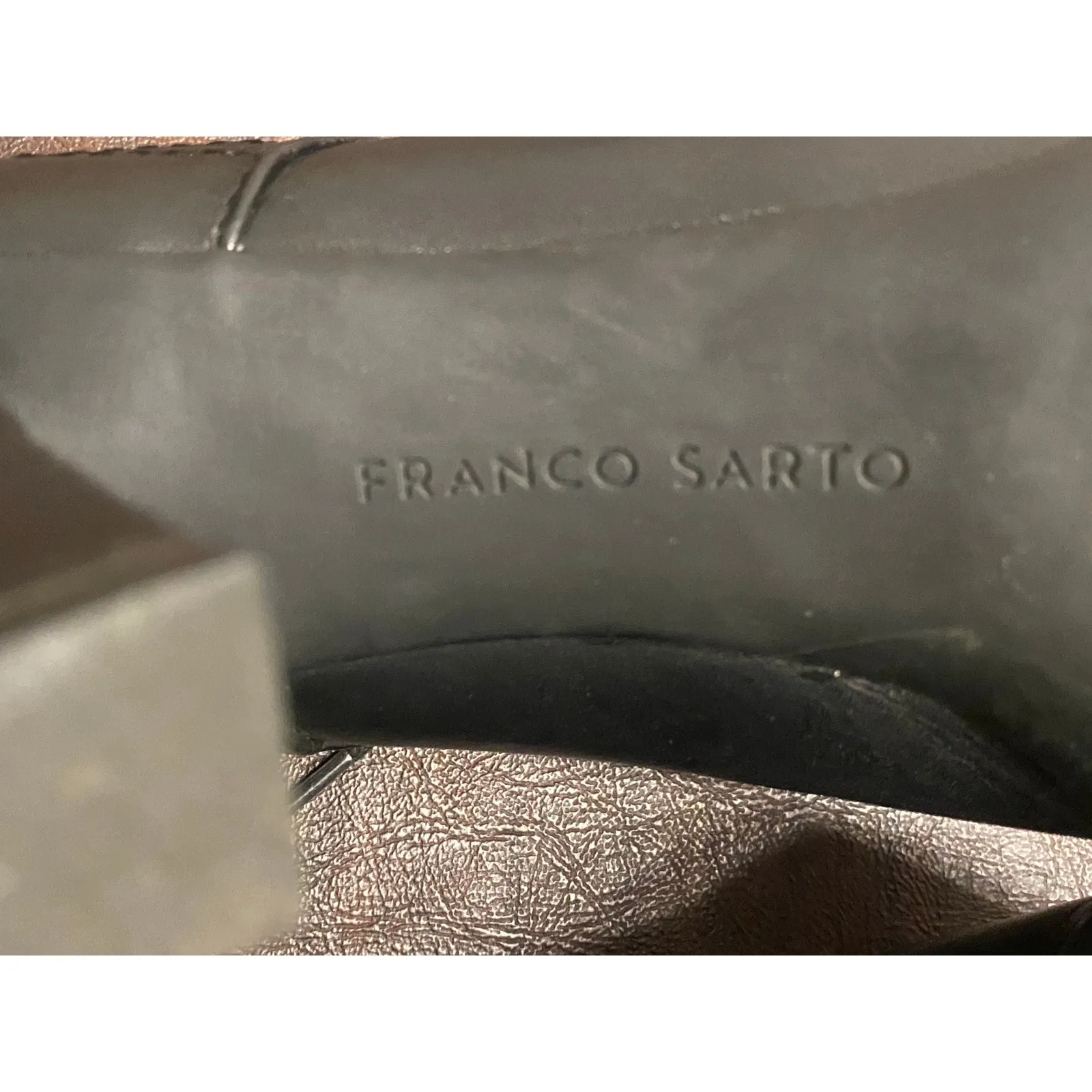 Franco Sarto Izaro‎ Black Leather Lace Up Oxford Pump 7.5M Whimsigoth Steampunk - Image 8