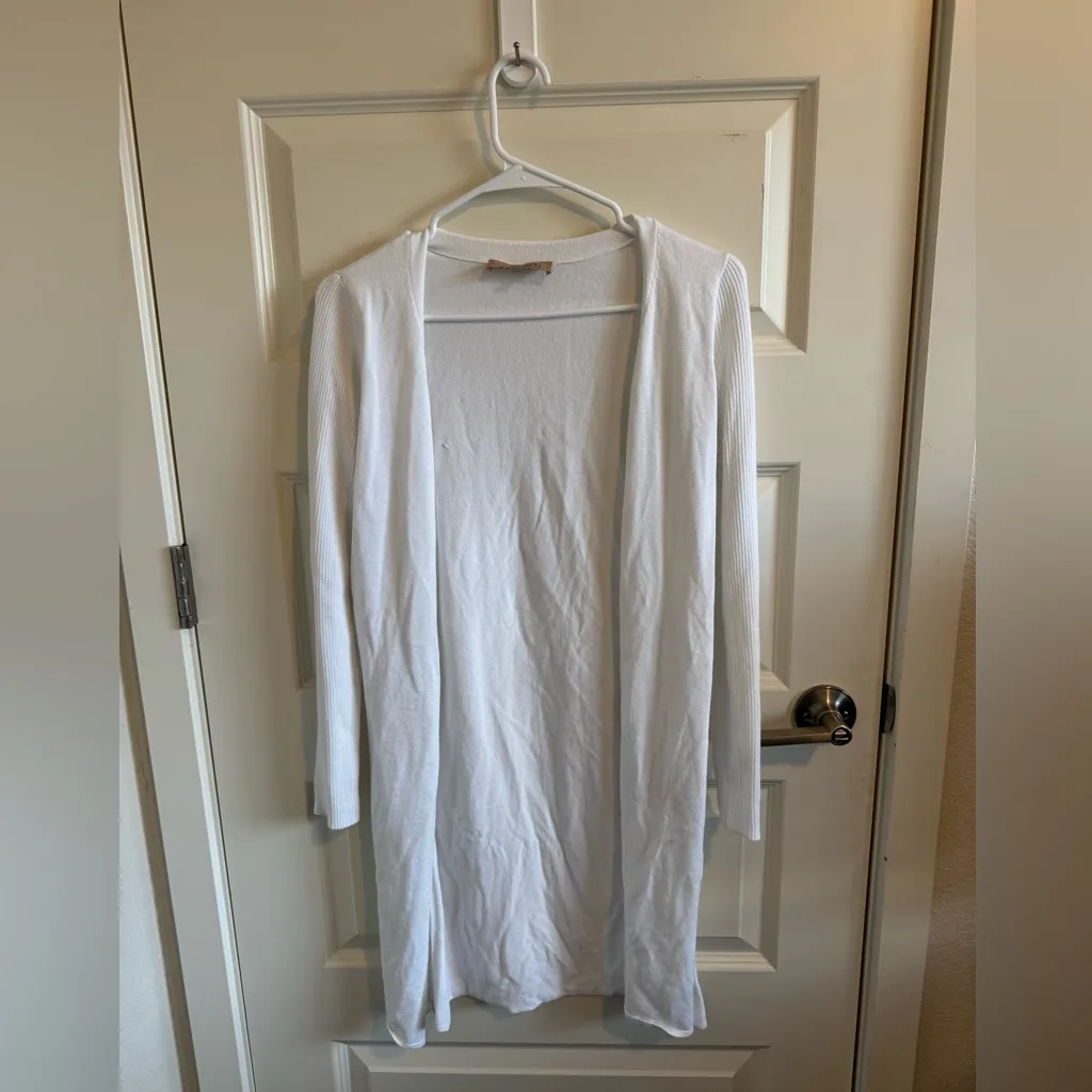 Philosophy White Long Sleeve Cardigan - Image 2