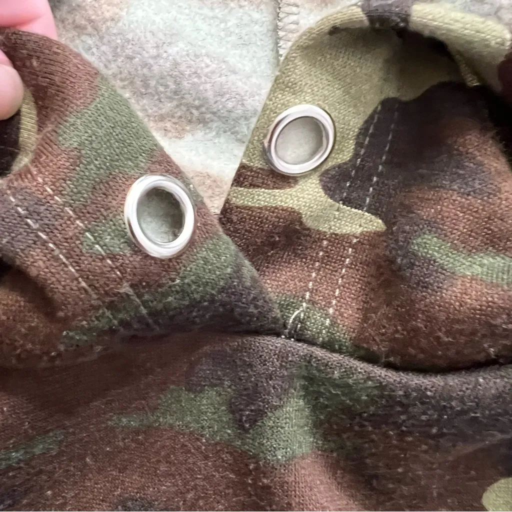 Justify Camo Print Pullover Hoodie Women’s Size 1X - Image 3