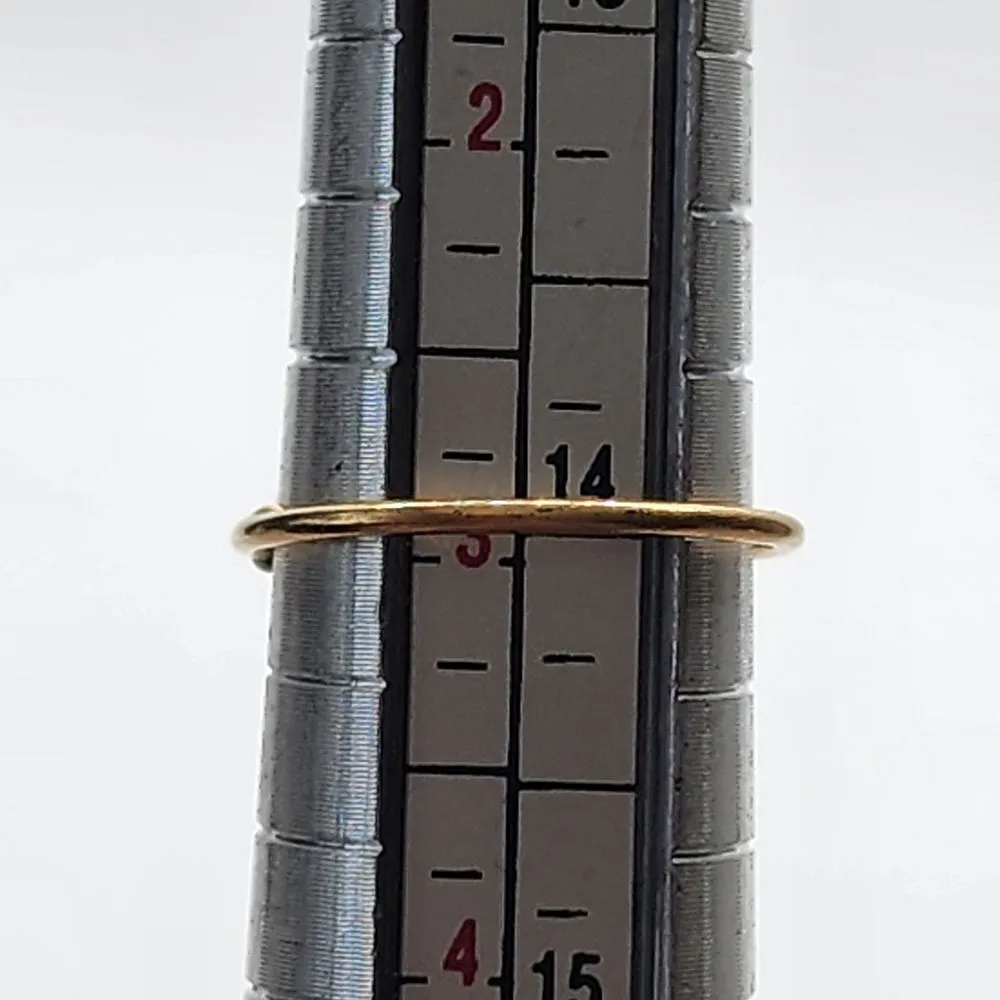 Gold Tone & Tiger's Eye Bead Ring (3) - Image 5