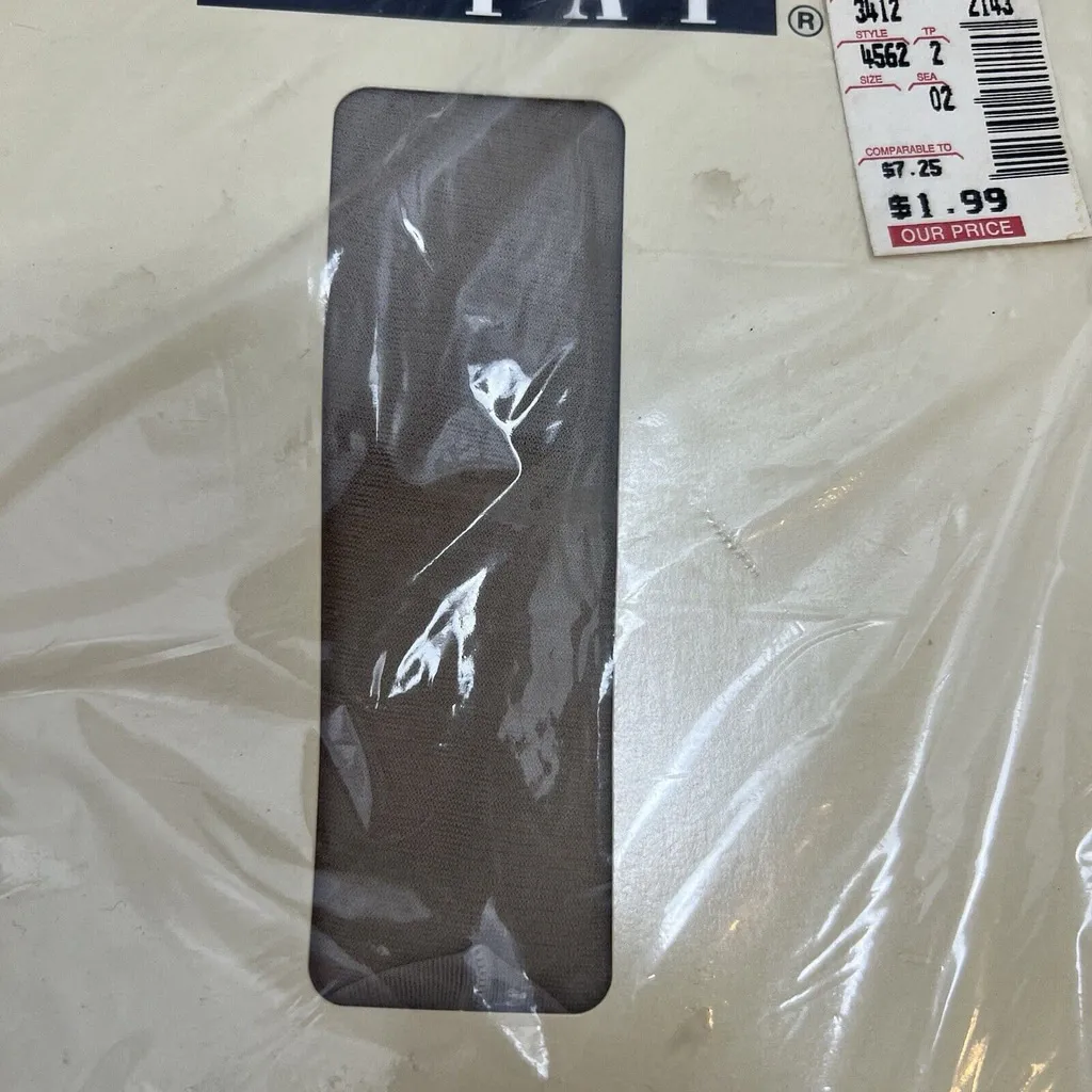 Vintage Leslie Fay Body Slimmers Long Line Control‎ Top Pantyhose Sand Size B - Image 7