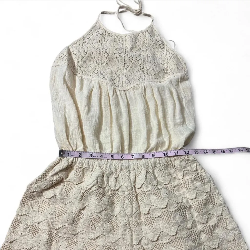 ‎Sleeveless Crochet Romper Size M - Image 13