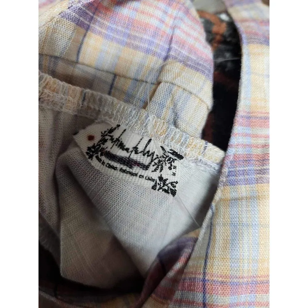 Free People Printed Just Peachy Mini Slip Size M. A34 - Image 5