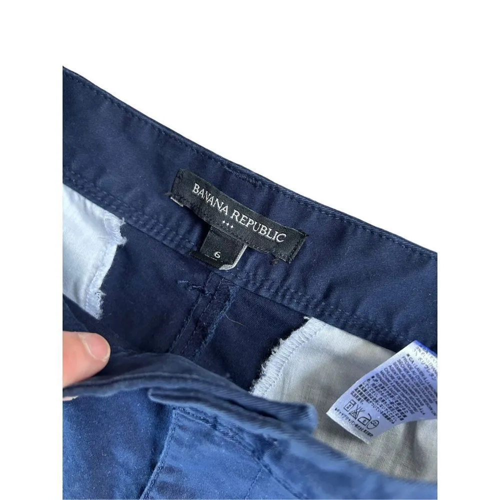 Banana Republic navy chicos size 6 shorts 4.5” seam - Image 4