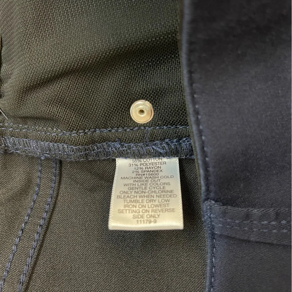 Liz Claiborne Dark Blue Flex-Fit Pants - Image 6