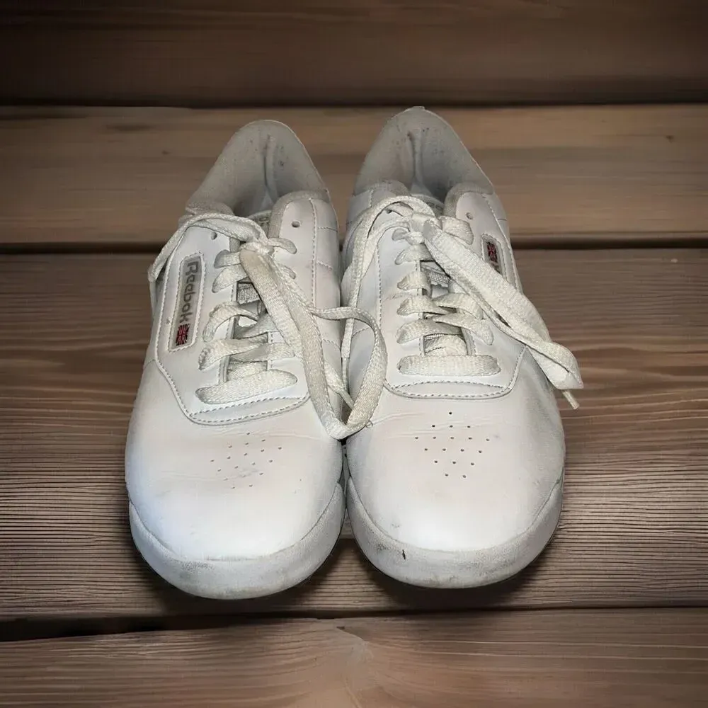 Reebok Classic Womens Princess‎ Lifestyle Shoe Sneakers White 9 - Image 3