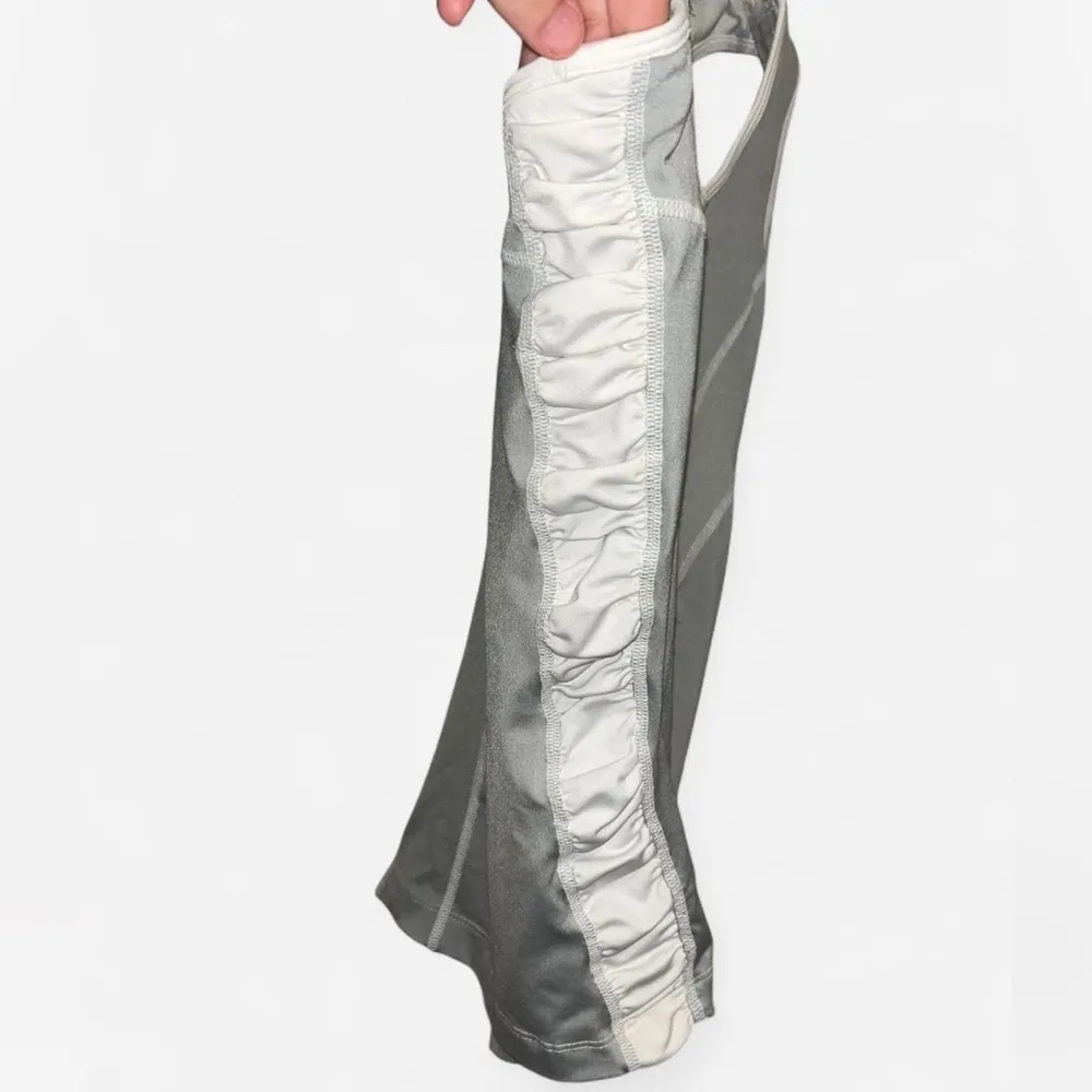 Albion Fit Gray & White Racerback Workout Tank Top | Size XL - Image 3