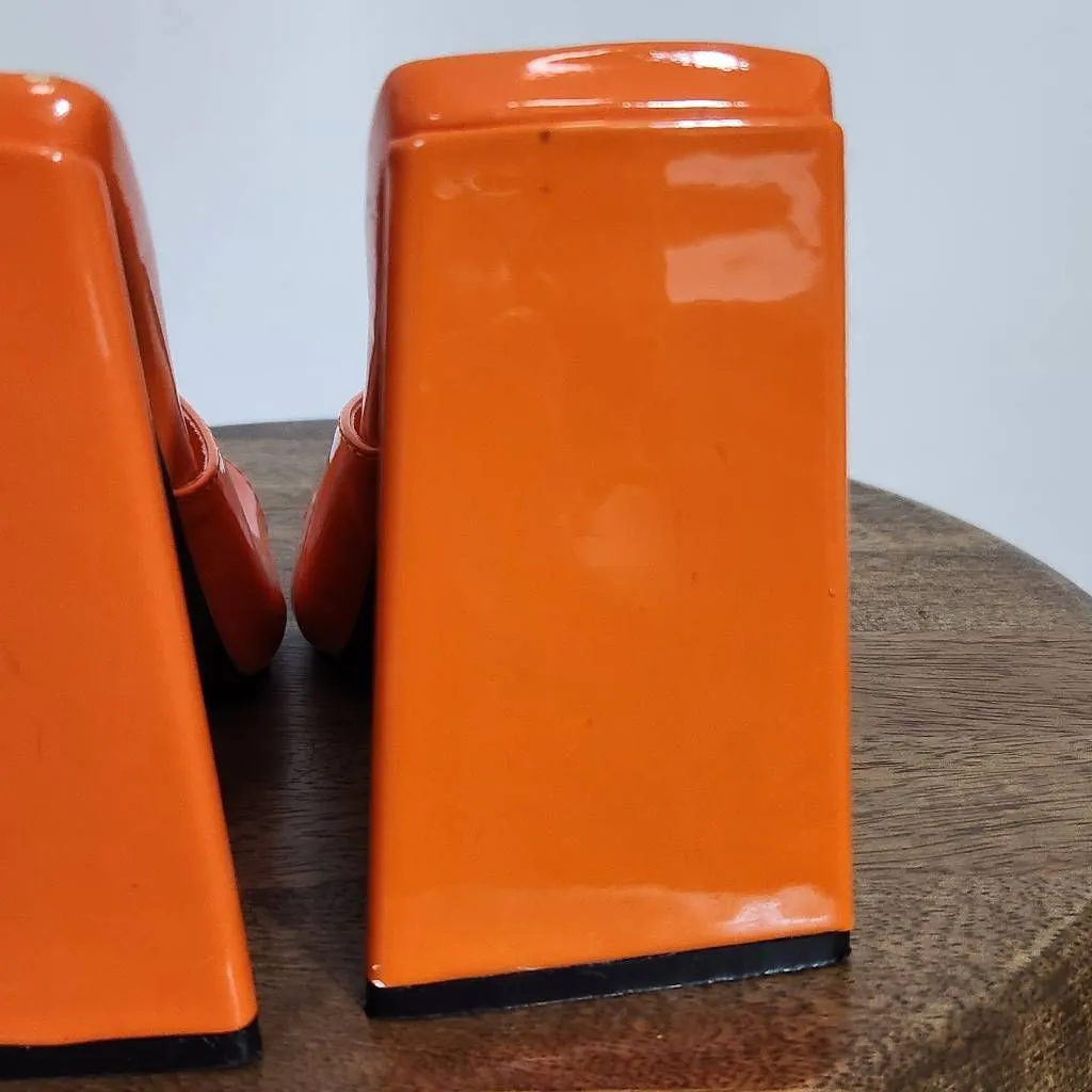 Ego Orange Open-Toe Heels Size 7 Ego Modern Orange Heels - Image 5