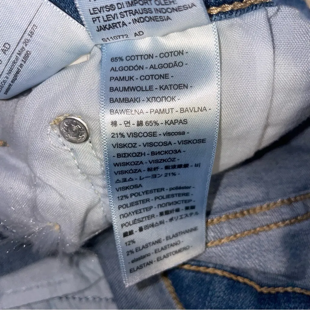 Levi's Denim 726 Flare Women Size 32 Medium Wash Boho Cowgirl Casual - Image 11