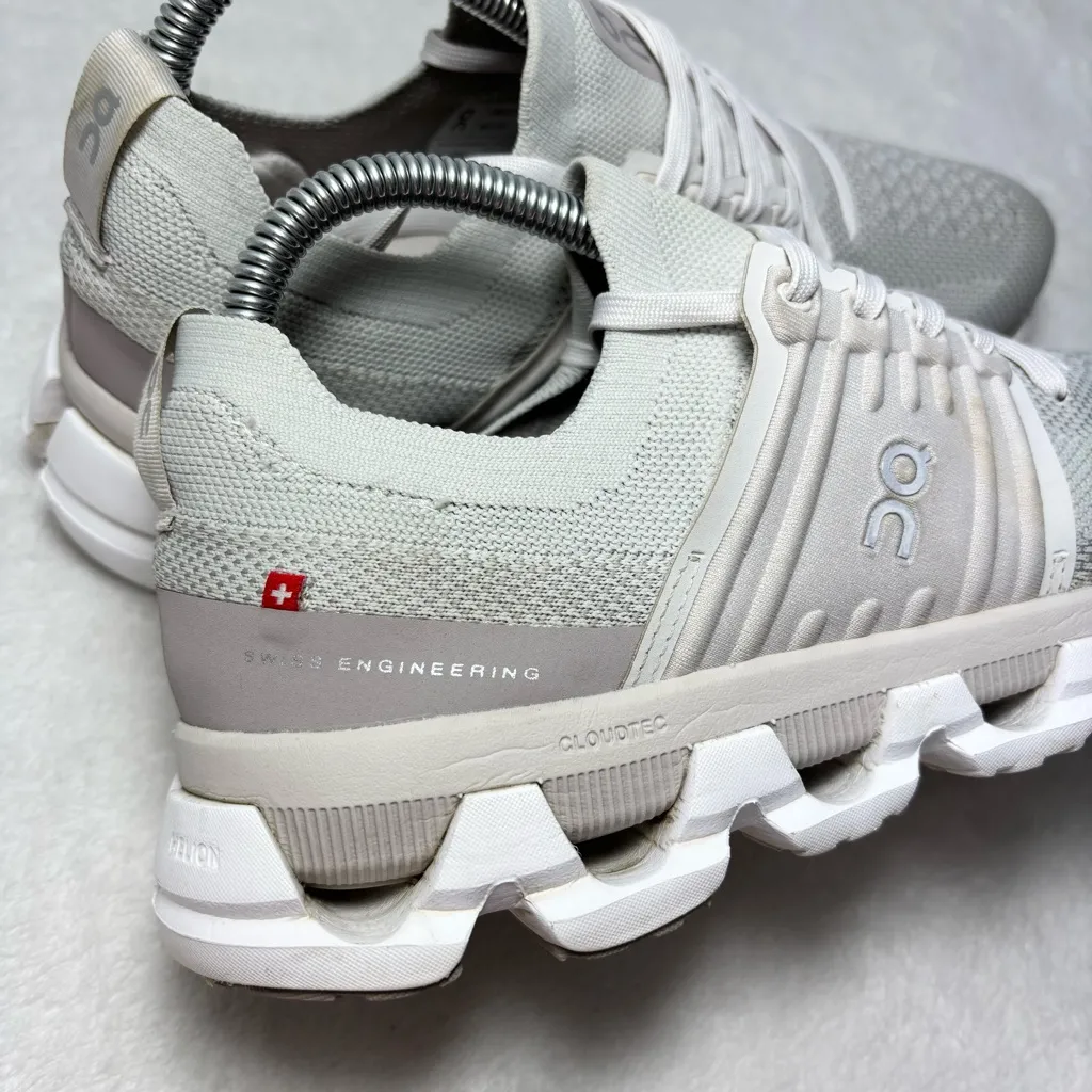 ON CLOUDSWIFT 3 RUNNING SHOES WOMEN'S SIZE 8 PEARL FOG 3WD10451020 Gray - Image 8