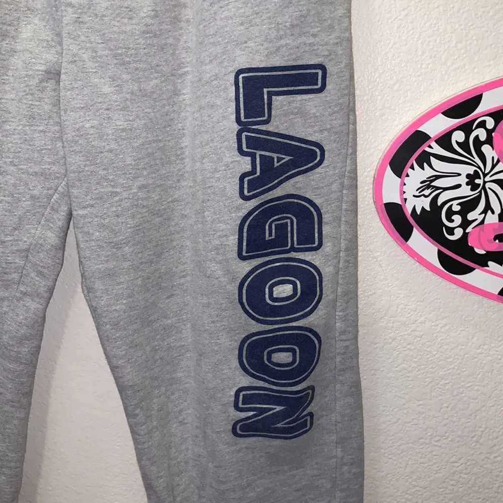 Cromer Resortwear Lagoon Park Utah grey jogger style sweatpants Pockets Gray Size M - Image 2