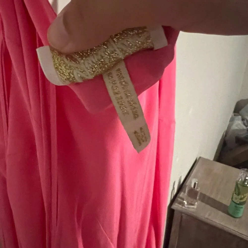 Yumi Kim medium hot pink maxi dress - Image 10