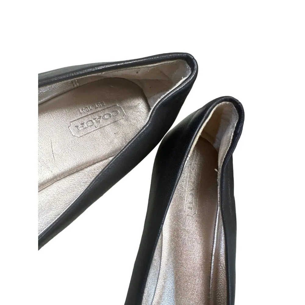 Coach women’s black shoe/loafer/flats/ballet London shoe size 8.5B SKU 2727 - Image 7